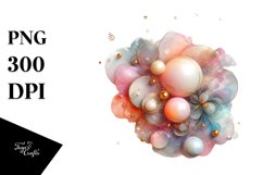 Glossy Cosmos Shiny Golden | Clipart Product Image 3