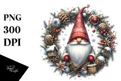 High Detail Winter Gnome PNG Product Image 1