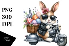 Goofy Bunny on Car PNG Product Image 1