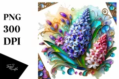 Watercolor Luxury Flower Splash Clipart Product Image 1