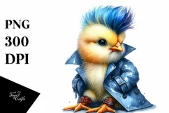 Modest Baby Chicken with Raincoat PNG Product Image 3