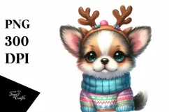 Expressive Baby Chihuahua, Transparent PNG Product Image 3