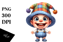 Funny Baby Standing Hat Clipart Product Image 1