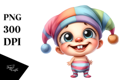 Funny Baby Standing Hat Clipart Product Image 1