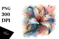 Colorful Lily Abstract Clipart Product Image 3