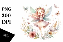 Whimsical Excited Fairy PNG Product Image 3