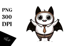 Funny Very Simple Bat Digital Painting PNG Product Image 1