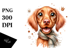 Baby Vizsla PNG Product Image 1