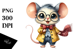 Baby Mouse Bandana Fancy es | Watercolor Product Image 1