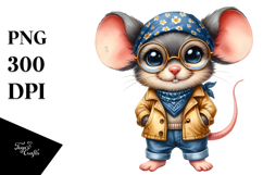 Baby Mouse Bandana Fancy es | Watercolor Product Image 1