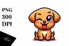 Colorful Cartoon Labrador Retriever | Clipart Product Image 1