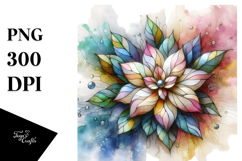 Detailed Vibrant Gardenia Watercolor PNG Product Image 1