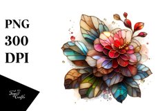 Abstract Small Stained Begonia | Clipart Product Image 3