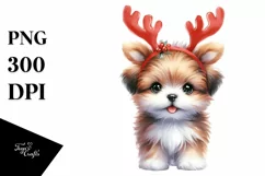 Enthusiastic Baby Puppy PNG Product Image 3