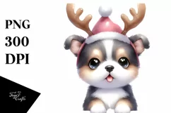Enthusiastic Baby Puppy PNG Product Image 3