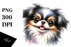 Cute Baby Japanese Chin, PNG Product Image 1