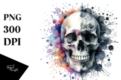 Summer Skull PNG Product Image 1