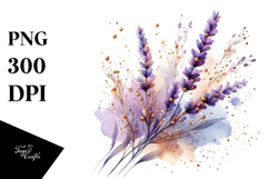 Shiny Abstract Lavender PNG Product Image 1