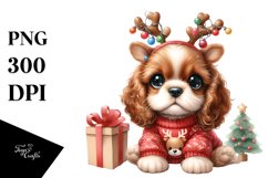 Extremely Expressive Baby Cocker Spaniel PNG Product Image 3