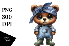 Watercolor Baby Bear Big Eyes Product Image 1