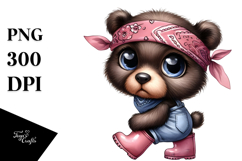 Watercolor Baby Bear Big Eyes Product Image 1