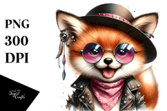 Cute Baby Fox PNG Product Image 1