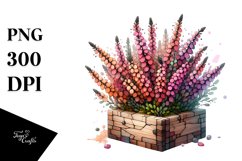 Colorful Heather with Metalic Insertions | Clipart Product Image 3