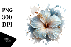 Abstract y Flower Sublimation Clipart Product Image 1