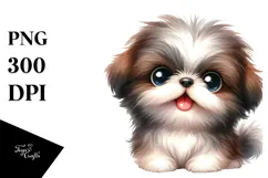 Shih Tzu Cartoon PNG Product Image 1
