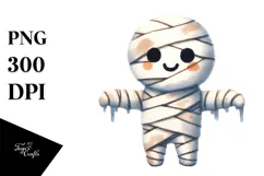 Spooky Mummy Design, High-Resolution PNG Product Image 1