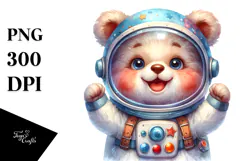 Cute Baby Bear, Energetic PNG Product Image 1