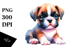Expressive Baby Boxer, Charming PNG Product Image 1