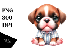 Expressive Baby Boxer, Charming PNG Product Image 1