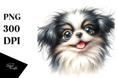 Happy Baby Japanese Chin PNG Product Image 1