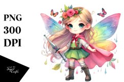 Cute Fairy Posing as a Hero Product Image 1