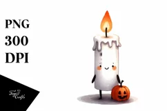 Simple Funny Halloween Broomstick Clipart PNG Product Image 3