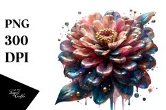 Abstract Glossy Zinnia Clipart Product Image 3