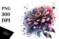 Glossy Zinnia Clipart Product Image 3