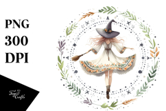 Boho Dancing Witch PNG Product Image 1