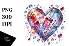 Watercolor Heart PNG Product Image 1