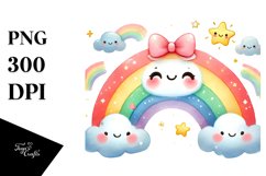Cute Rainbow PNG Product Image 1