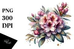 Shiny Rhododendron Clipart Product Image 3