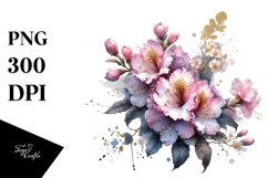 Shiny Rhododendron Clipart Product Image 3