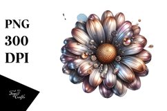 Glossy Shiny Daisy Watercolor Splash Product Image 1