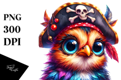 Cute Vibrant Baby Rooster PNG Product Image 1