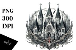 Watercolor Gothic Gnome Clipart Product Image 3