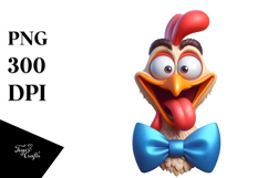 Goofy Chicken PNG Product Image 1
