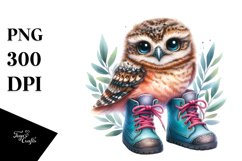 Vibrant Baby Nightjar Boots Clipart Product Image 3