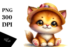 Vibrant Plush Cat, Transparent PNG Product Image 1