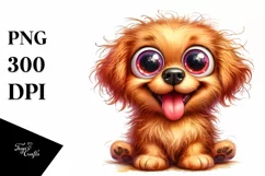 Watercolor Golden Retriever | Sublimation | Clipart Product Image 3